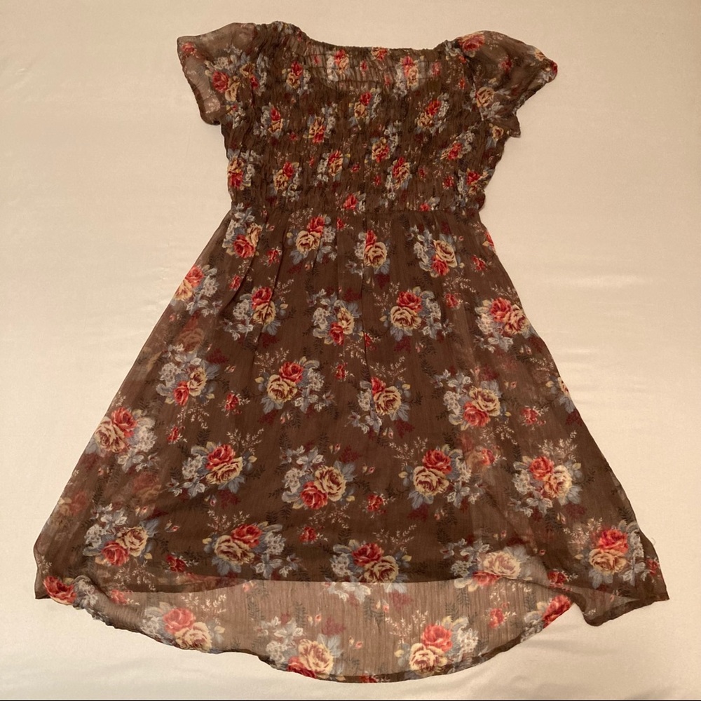 AMERICAN RAG Floral Ruffle Mini Dress - Picture 9 of 11